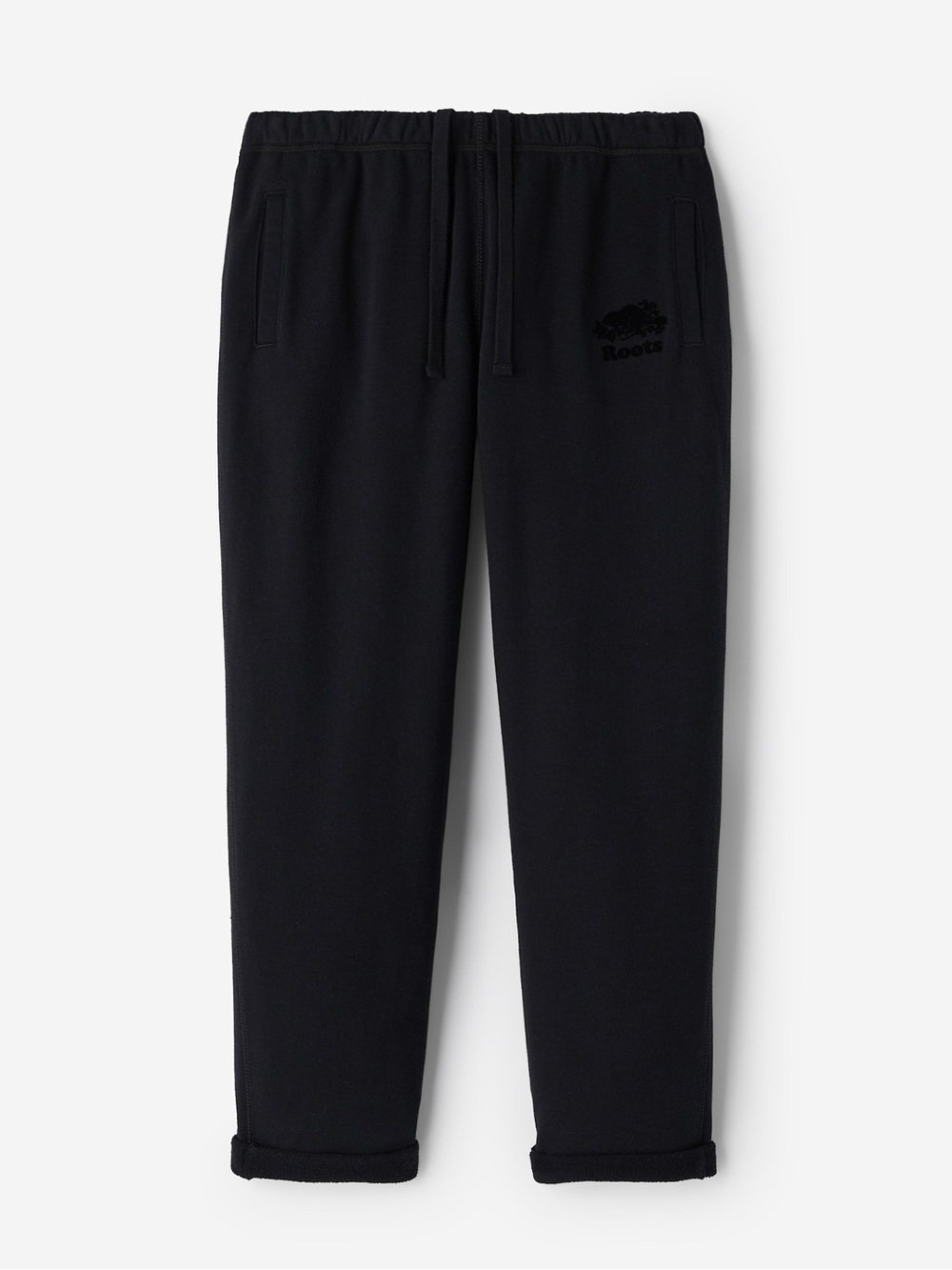 Roots Black Joggers